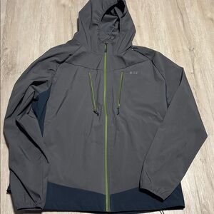 Mountain Warehouse Gray and Black Hooded Jacket